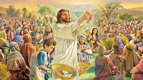 Jesus Feeds Five Thousand — The Bible The Power Of Rebirth