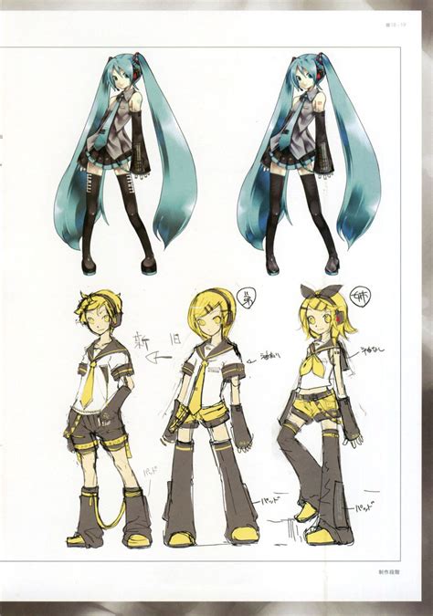 Miku Vocaloid 2 Concept Art Vocaloid Characters Concept Art Character Character Design