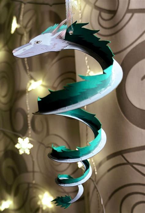 Dragon Haku Spirited Away Ornament Big Diy Ideas Anime Sencillo