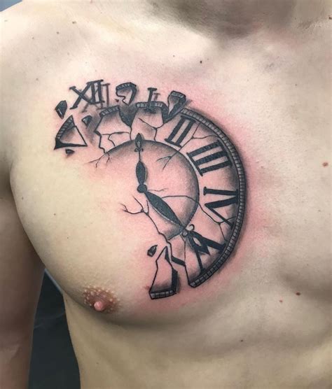 Broken Clock Tattoo