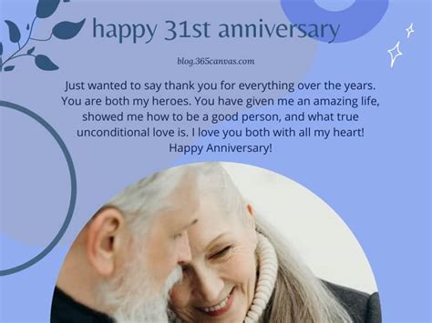 50 Happy 31st Year Wedding Anniversary Quotes And Wishes