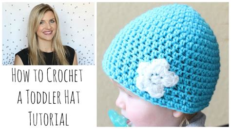 How To Crochet A Toddler Hat Youtube