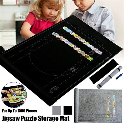 Jigsaw Puzzle Storage Mat Roll Up Puzzle Felt Storage Pad Up To 1500