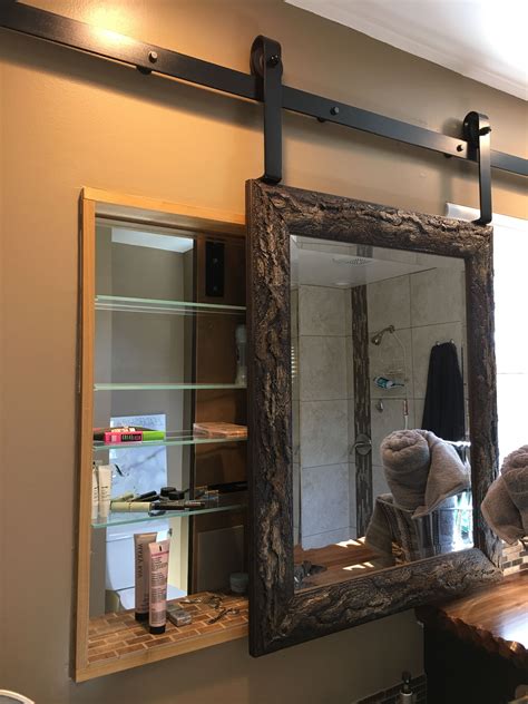 When we moved into our house, we needed more kitchen regarding the medicine cabinets…those actually are ikea medicine cabinets. Custom medicine cabinets are covered my mirrors from ...