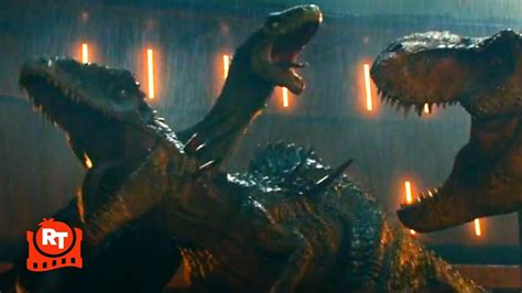 Jurassic World Dominion 2022 T Rex Vs Gigantosaurus Scene Movieclips Youtube