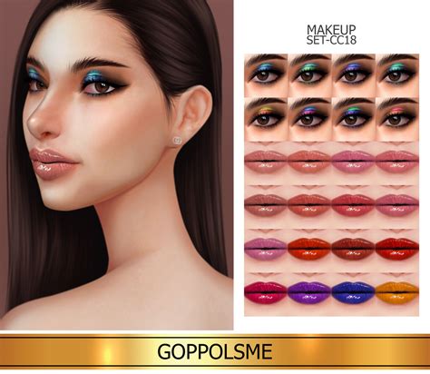 Goppols Me Gpme Gold Makeup Set Cc18 Download At Goppolsme