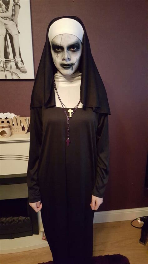 Rolecos The Nun Cosplay Costume Halloween Costume For Women The
