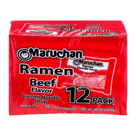 Save On Maruchan Ramen Noodle Soup Beef Flavor 12 Ct Order Online