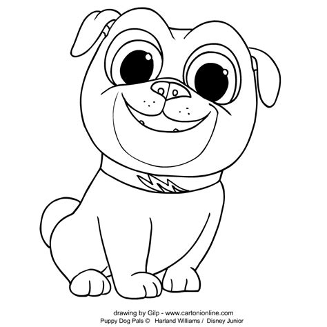 Bingo Dog Coloring Page Coloring Pages