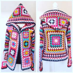 Crochet Granny Square Sweater Patterns Beautiful Dawn Designs