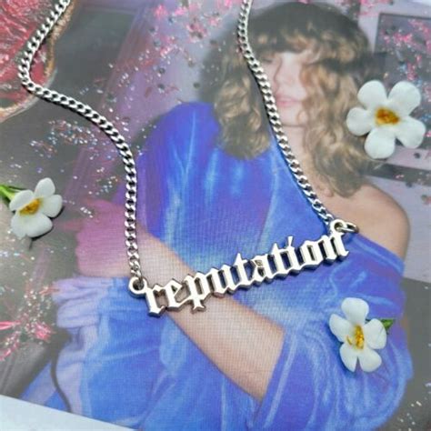 Taylor Swift Reputation Necklace Ebay
