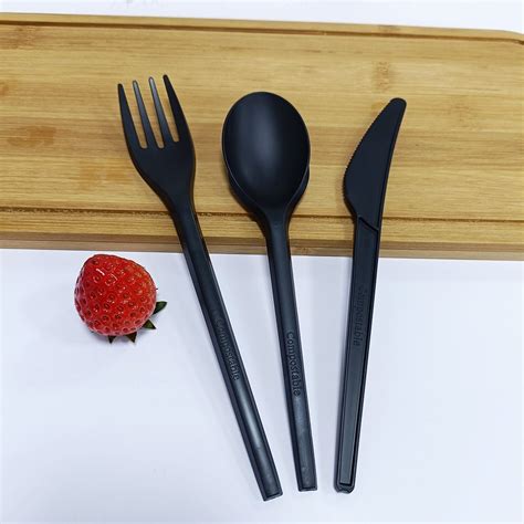 Bio Packed Inch Cpla Disposable Cutlery Kit With Case Din Certco