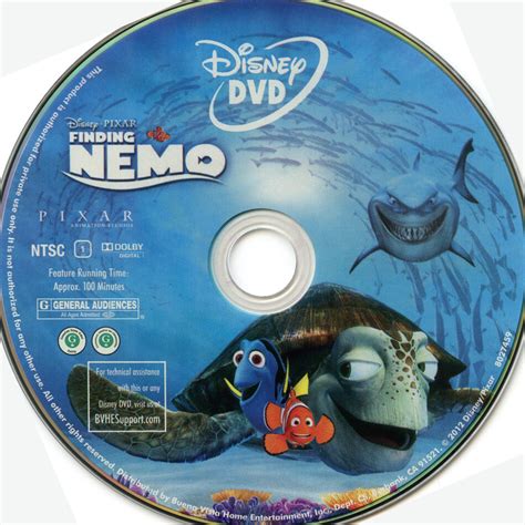 Finding Nemo Movie DVD Cover