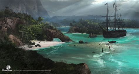 Assassins Creed Iv Black Flag Concept Art Martin Deschambault On