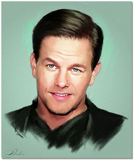 Mark Wahlberg By Shahin Celebrity Drawings Celebrity Portraits