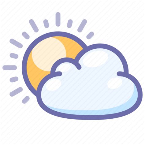 Clouds Sun Weather Icon Download On Iconfinder