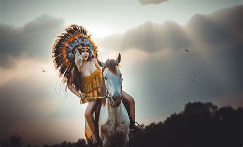 Hot Native American Girl Wallpaper