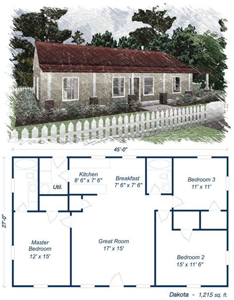 Click To Toggle The Dakota Floor Plan Small House Plans House Floor