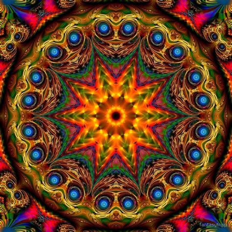 ‘colour Delight Kaleidoscope 02 By Fantasytripp Fractal Art