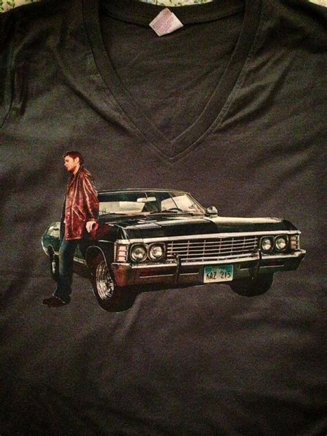Supernatural Tshirt With Dean Winchester Supernatural Merchandise