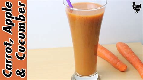 How To Make Carrot Apple Cucumber Smoothie Healthy Tasty Smoothies