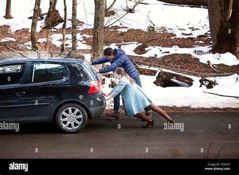 Pushing Vehicle Hi Res Stock Photography And Images Alamy