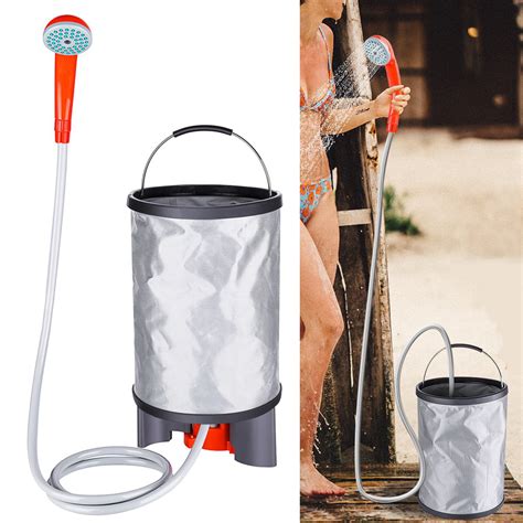 In Portable Camping Shower Kit Handheld Outdoor Shower