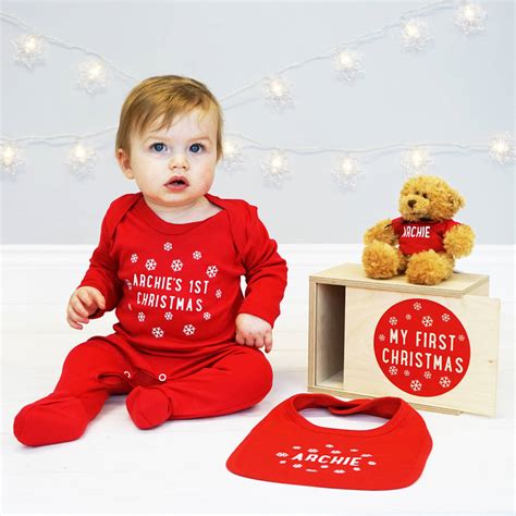 The best gifts for babies are the ones that tend to make the parents' lives a little easier, too. baby's first christmas box by sparks and daughters ...