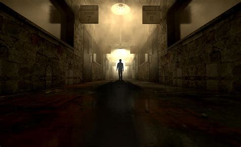Mental Asylum With Ghostly Figure 1 Digital Art By Allan Swart Fine Art America