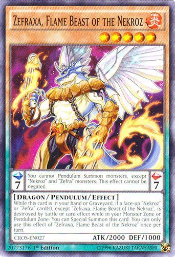 Zefraxa Flame Beast Of The Nekroz Cros En027 Common Cards Outlet