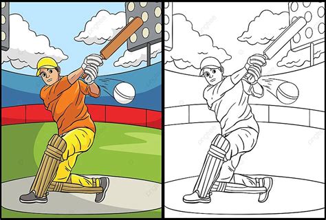 Cricket Coloring Page Colored Illustration Coloring Book Kids Activity