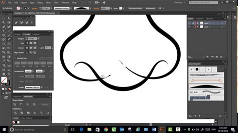 Drawing a nose is a great artistic exercise. Illustrator -Draw a cartoon nose - Adobe Illustrator - YouTube