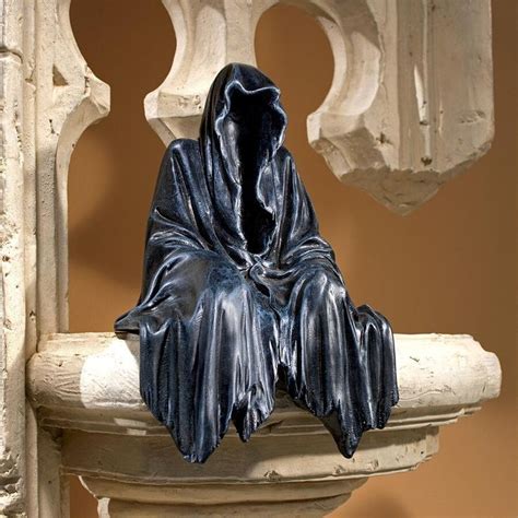 ©reaping Solace The Creeper Sitting Statue Jq8855 Design Toscano