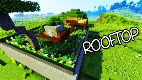 How To Build A Rooftop Garden In Minecraft Gardening 101 Tutorial