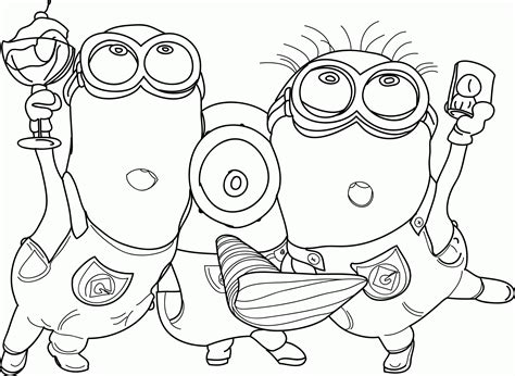 despicable me 2 minions party time coloring page wecoloringpage 19656 hot sex picture