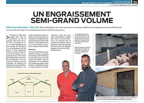 Article Du Journal Paysan Breton Arcanne Constructions
