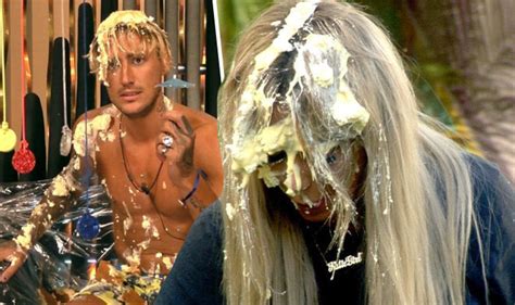 CBB Aubrey ODay FURIOUS As Bear Pelts Her In The Face With A PIE TV