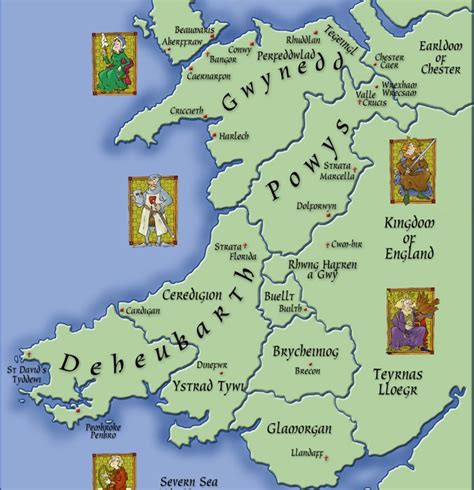 Large Map Of Wales