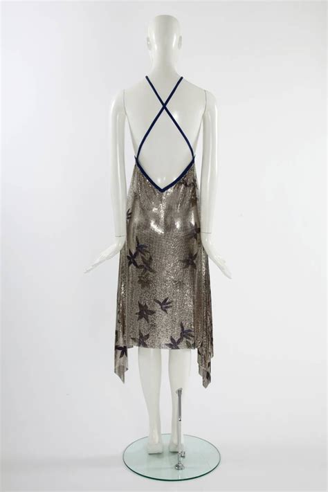 Gianni Versace Oroton Metal Mesh Gown Fall Winter 1984 For Sale At 1stdibs