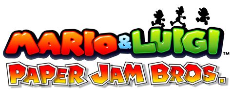 Mario And Luigi Paper Jam Bros Logo Mario And Luigi Pinterest