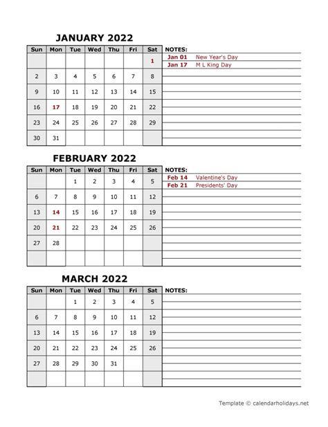 Pin On Printable Calendars 2022