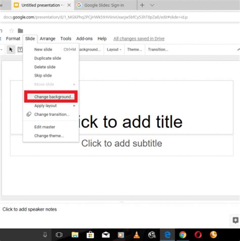 If this isn't an issue the easiest way to add music to your google slides presentation is to link to a track from an. How To Change Background On Google Slide