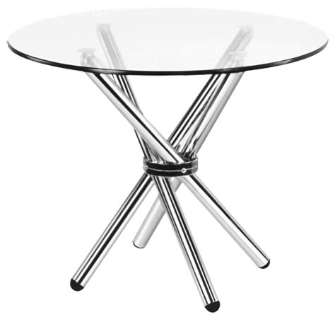 Stainless Steel Modern Round Glass Top Table For Home At Rs 2000 In Delhi