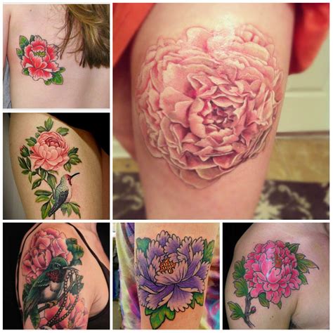 Peony Flower Tattoos Peonies Tattoo Flower Tattoo Sleeve Tattoo