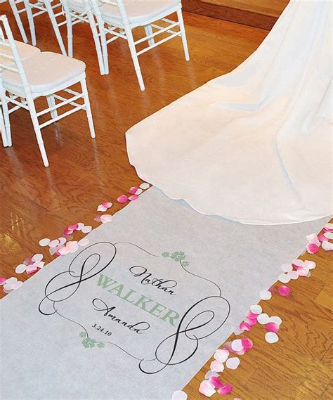Look At This Zulilyfind Timeless Wedding Personalized Aisle Runner By