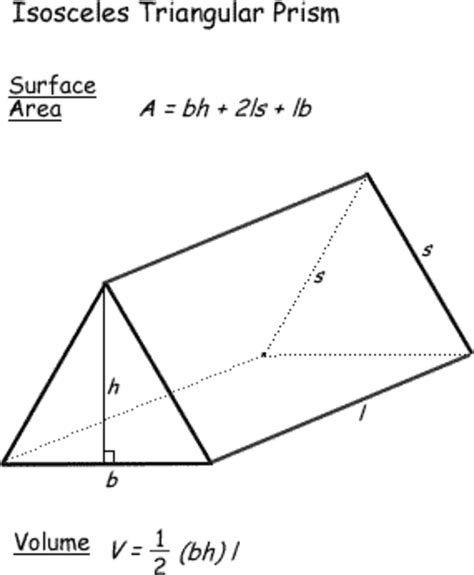 Triangular Prism Surface Area Formula Delqust