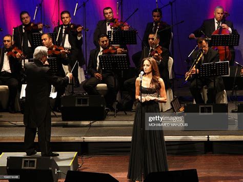 egyptian singer amal maher performs a tribute to egypt s late diva news photo getty images