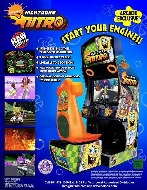 Nicktoons Nitro 2008 Arcade Box Cover Art Mobygames