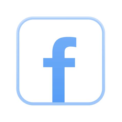 Square Rounded Facebook Icon Png 106412