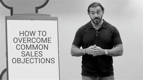 I am here today to address you on the issue of unemployment, and i really want to do two things, firstly set out the scale of the challenge we face and secondly explain the. How to Overcome Common Sales Objections - YouTube